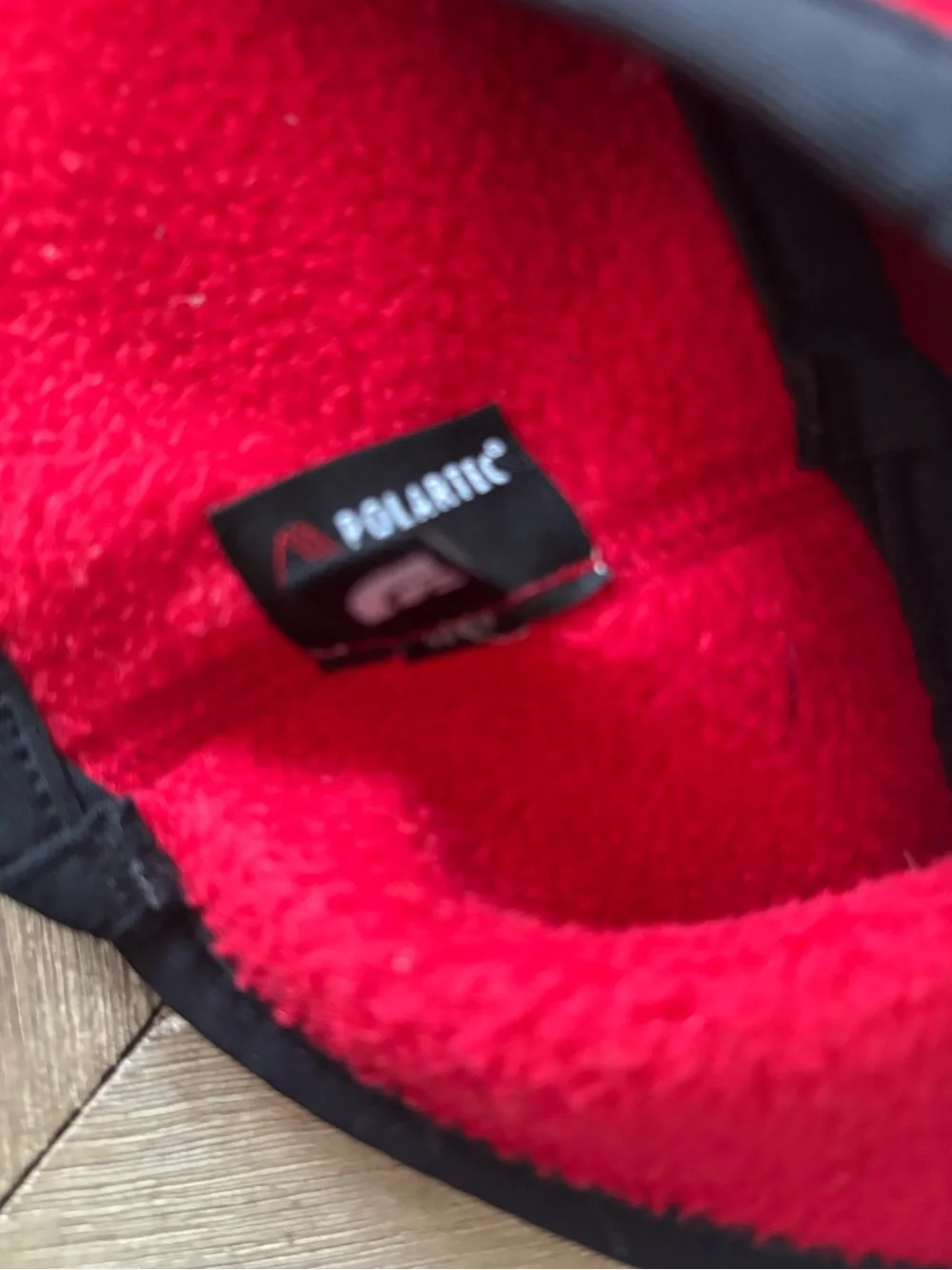 The North Face Kids Fleece Headbands - Black & Red